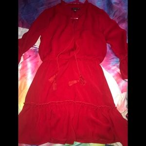 Red dress